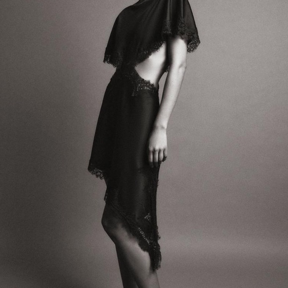 ZARA ZW COLLECTION LACE CUT-OUT DRESS - Picture 6 of 8